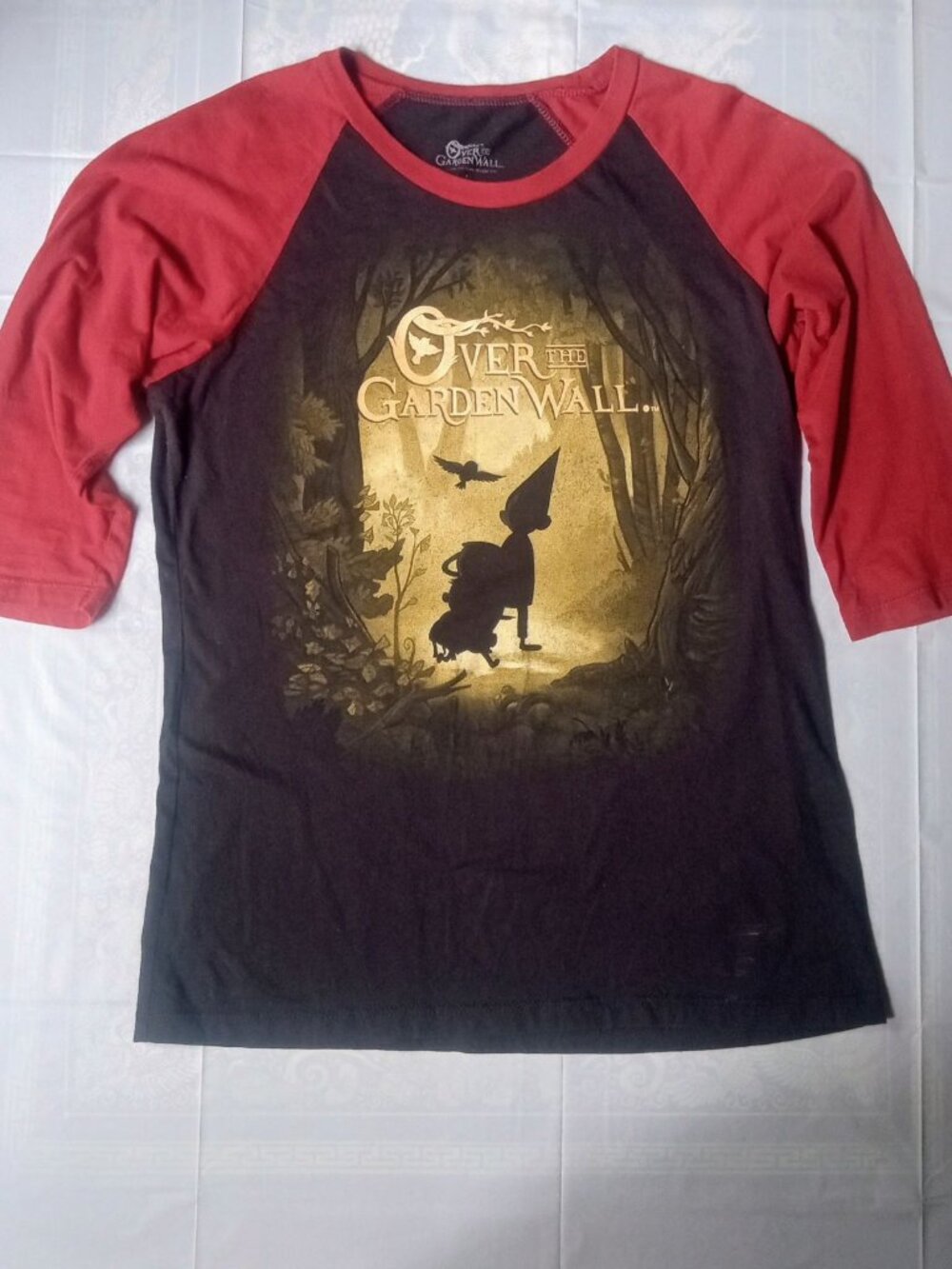 Over the Garden Wall 3/4 Sleeve Graphic Tee Size L